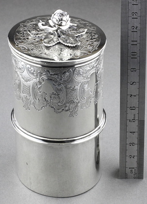 Rare Victorian Silver Coffee Percolator - Walter Morisse